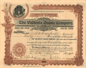Valdosta Guano Co. - Stock Certificate